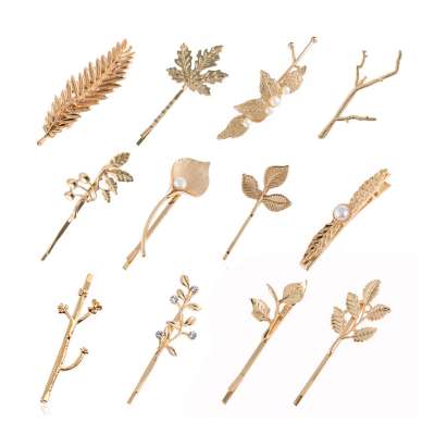 Cheap Hair Golden Hairpin Set For Women Bag Girl