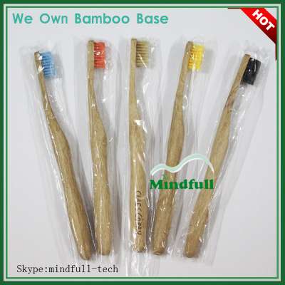 BPA Free Wholesale Natural Ecological Bamboo Tooth brush