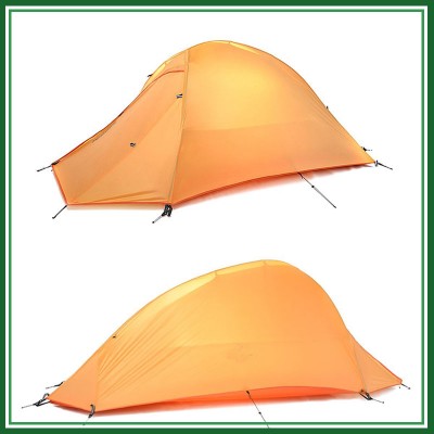 Modern 1 man orange outdoor tent